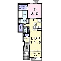 クプレI 102 ｜ 富山県砺波市中村（賃貸アパート1LDK・1階・50.03㎡） その2