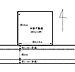 区画図：両側に歩道があり広めの道路です。