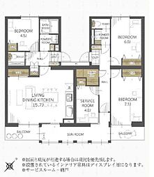間取図画像 3SLDK