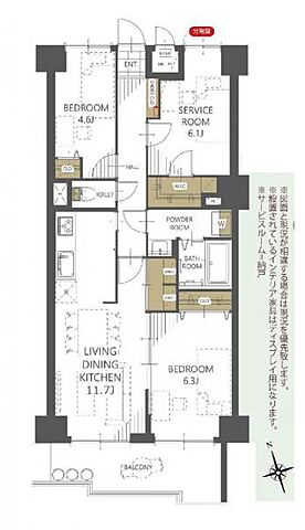 間取り ライオンズガーデン西千葉 4階/-