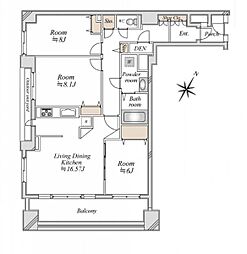 間取図画像 3LDK