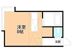 LIBRESAKURA ワンルームの間取図画像
