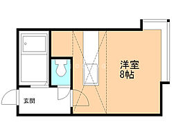ミニハウス ワンルームの間取図画像