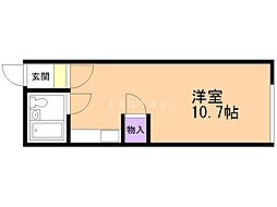ファインヒル最上 ワンルームの間取図画像