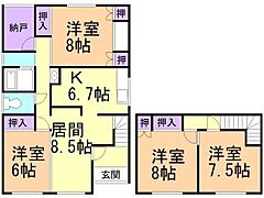 物件の間取り