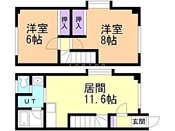 ルピナス 2LDKの間取図画像
