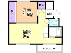 物件の間取り