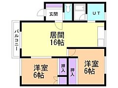 物件の間取り
