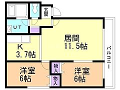 物件の間取り