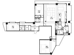 グリーンクロス西中延 3LDKの間取図画像