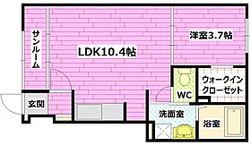 広島県安芸郡府中町山田4丁目（賃貸アパート1LDK・1階・37.93㎡） その2