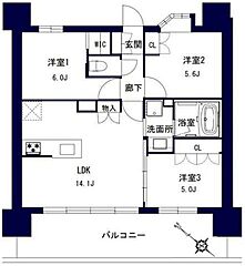 物件の間取り