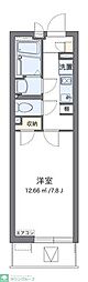 レオパレスクレイノエンジョイライフ 1Kの間取図画像