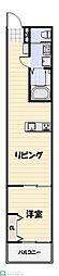 Likes仁戸名町B棟 1LDKの間取図画像
