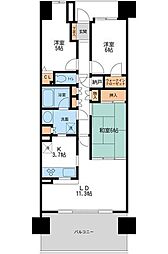 リーベスト西千葉 3LDKの間取図画像