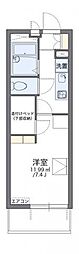 レオパレス稲毛海岸 1Kの間取図画像