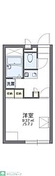 レオパレスTYヒルズ 1Kの間取図画像