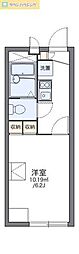 レオパレスペリフェレイア 1Kの間取図画像