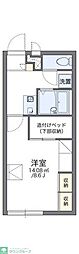レオパレススペシャルステージA 1Kの間取図画像