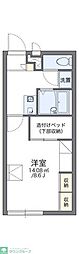 レオパレスリバーパーク花見川 1Kの間取図画像