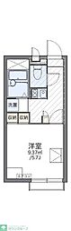 レオパレスブリスクコート 1Kの間取図画像