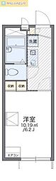 レオパレス昴555F 1Kの間取図画像