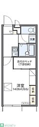 レオパレス浜野 1Kの間取図画像