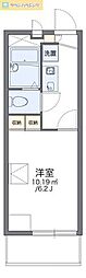 レオパレススカイライン 1Kの間取図画像