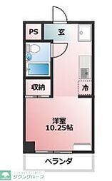 千早ビル ワンルームの間取図画像