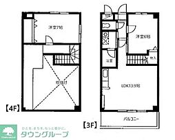 forza 2LDKの間取図画像