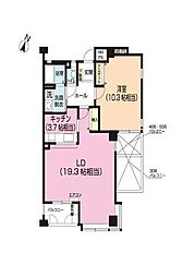 パティオス14番街 1LDKの間取図画像