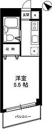 メゾン行徳駅前 ワンルームの間取図画像