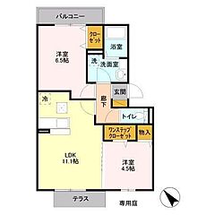 物件の間取り