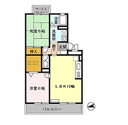 パンプキンハウス 2LDKの間取図画像