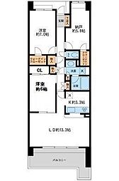 リーベスト西千葉 3LDKの間取図画像