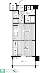 T・OBLDG.1st. 1DKの間取図画像