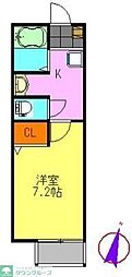 仮)市原市椎津共同住宅 1Kの間取図画像