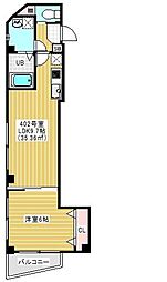 Regulus 1LDKの間取図画像