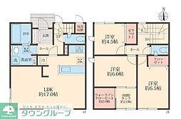 メゾン　クレール 1階3SLDKの間取り