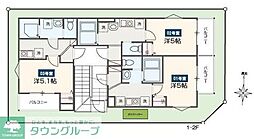 小田急小田原線 相武台前駅 徒歩7分の賃貸アパート 1階1Kの間取り