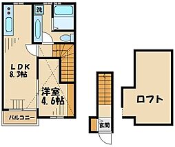 ゆいまーる 1SLDKの間取図画像