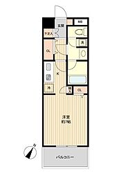 グラディート町田 ワンルームの間取図画像