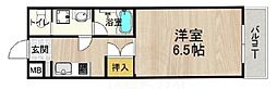 シティースパイア心斎橋イースト 1Kの間取図画像