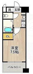 PHOENIX日本橋高津 1Kの間取図画像