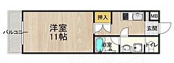 シティースパイア心斎橋イースト 1Kの間取図画像