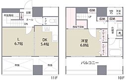 ザ・クロスメント 11階