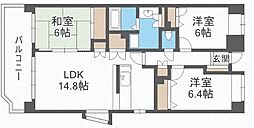ロイヤルガーデン博多 4階