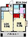 ラヴィヌーヴォ5階7.7万円