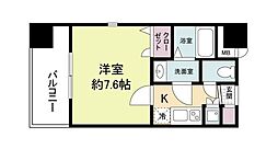 エルフィナ上呉服 1Kの間取図画像