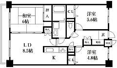 物件の間取り